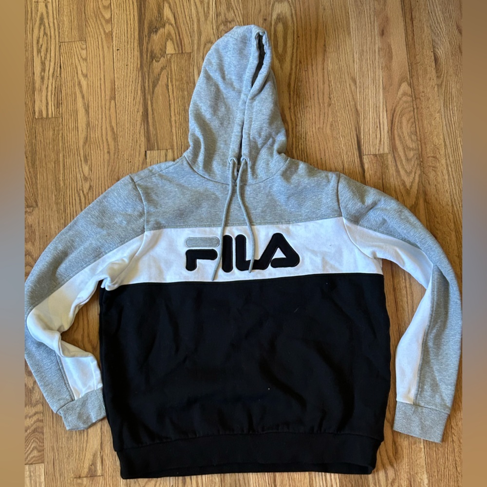 Fila Men’s Gray & Black Hoodie